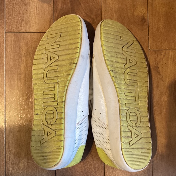 👠BOGO FREE👠NAUTICA💫 Mens White Lace-Up Classic Sneakers - Picture 4 of 5